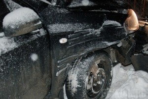 На трассе «Брянск – Новозыбков» водитель авто сбил указатель