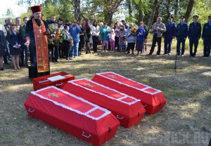 В Рогнединском районе захоронены останки 17 воинов