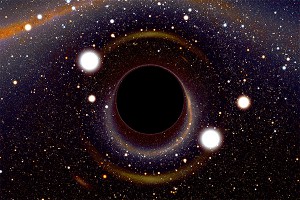 Ученые измерили скорость черной дыры