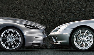 Aston Martin  Mercedes 