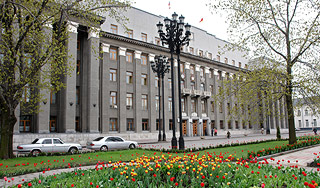 Во Владикавказе эвакуировали правительство Во Владикавказе эвакуировали правительство