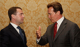 Медведев встретился со Шварценеггером