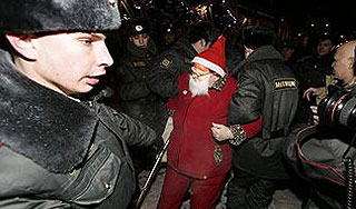 В Москве поймали преступных Санта-Клаусов