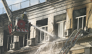 Пациентов спасли от огня в Москве
