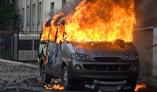В Москве схватили поджигателей машин