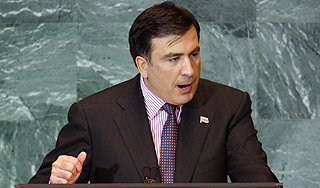 Саакашвили обрушился на Россию в ООН