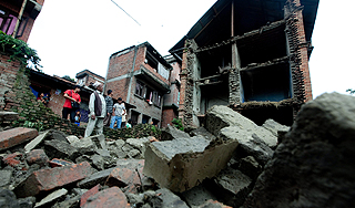 Новое землетрясение вызвало панику в Индии