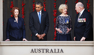 Австралийцы потеряли план визита Обамы