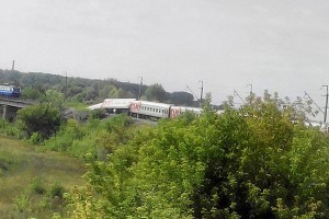 Пассажирский поезд сошел с рельс в Мордовии
