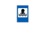 Знак «Бассейн или пляж»