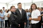 Медведев встретился с Януковичем в Брянской области