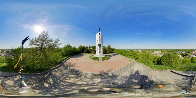 Вид с памятника Пересвету на Покровской Горе