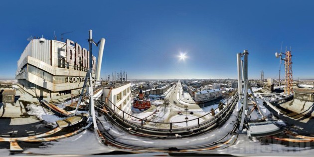 Вид с крыши гостиницы Брянск
